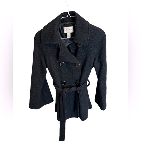 White House Black Market Jackets & Blazers - White House Black Market Double Breasted Belted Jacket Size XS